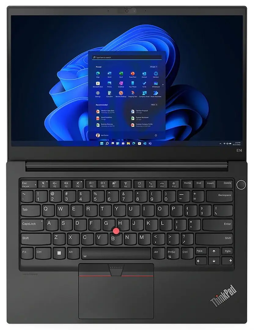 Ноутбук Lenovo ThinkPad E14 Gen 4 AMD Ryzen 5 5625U 8GB DDR4/512GB SSD W11P (Black) - 3