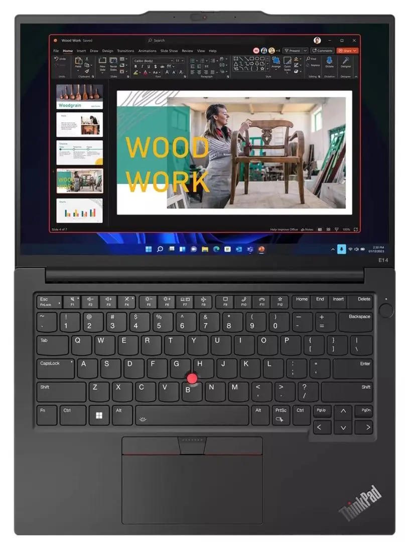 Ноутбук Lenovo ThinkPad E14 Gen 5 AMD Ryzen 7 7730U 8GB DDR4/512GB SSD W11P (Graphite Black)