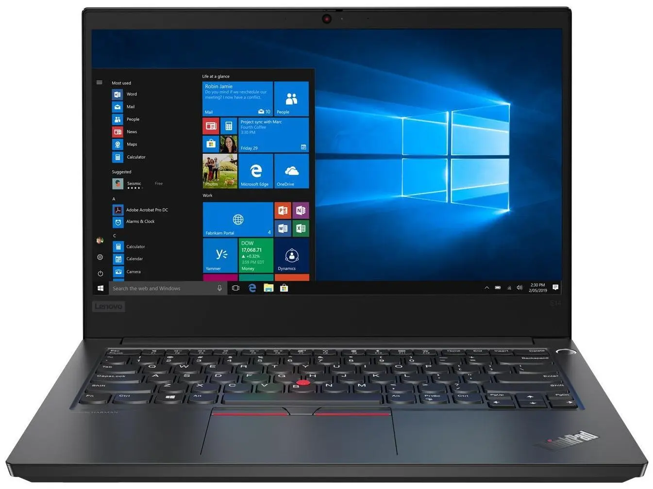 Ноутбук Lenovo ThinkPad E14 Intel Core i5-10210U 8GB DDR4/256GB SSD/1TB HDD (Black)