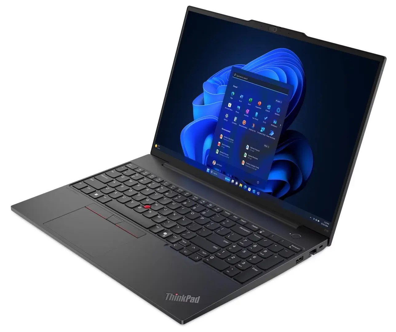Laptop Lenovo ThinkPad E16 Gen 2 AMD Ryzen 5 7535HS 16GB/512GB NoOS (Black)
