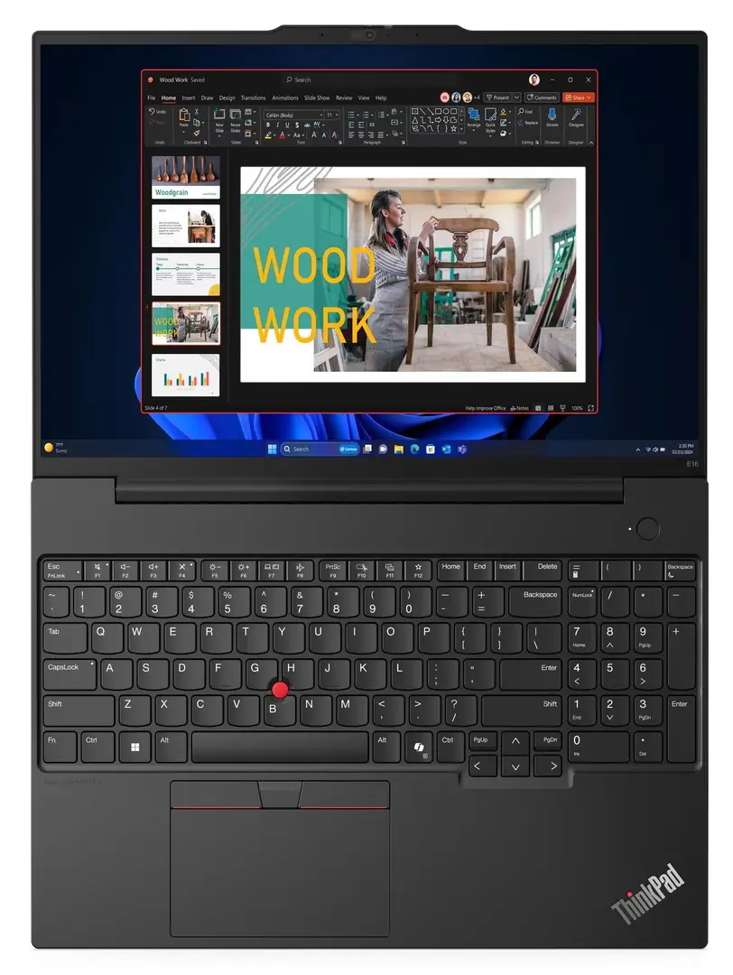 Laptop Lenovo ThinkPad E16 Gen 2 AMD Ryzen 5 7535HS 16GB/512GB NoOS (Black)