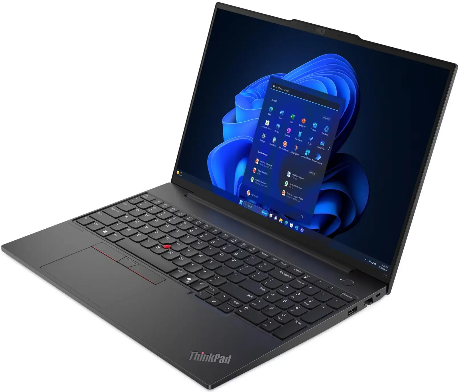 Laptop Lenovo ThinkPad E16 Gen 2 Ryzen 5 7535HS 32GB/1TB NoOS (Black) - 3