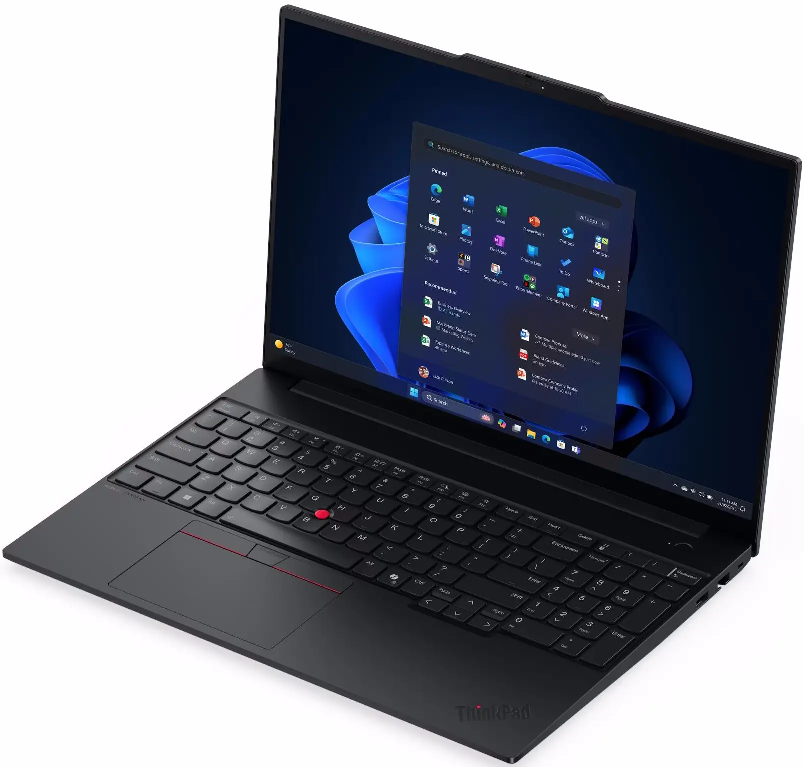 Ноутбук Lenovo ThinkPad E16 Gen 3 Core 7 240H 16GB/512GB W11Pro (Black) - 3