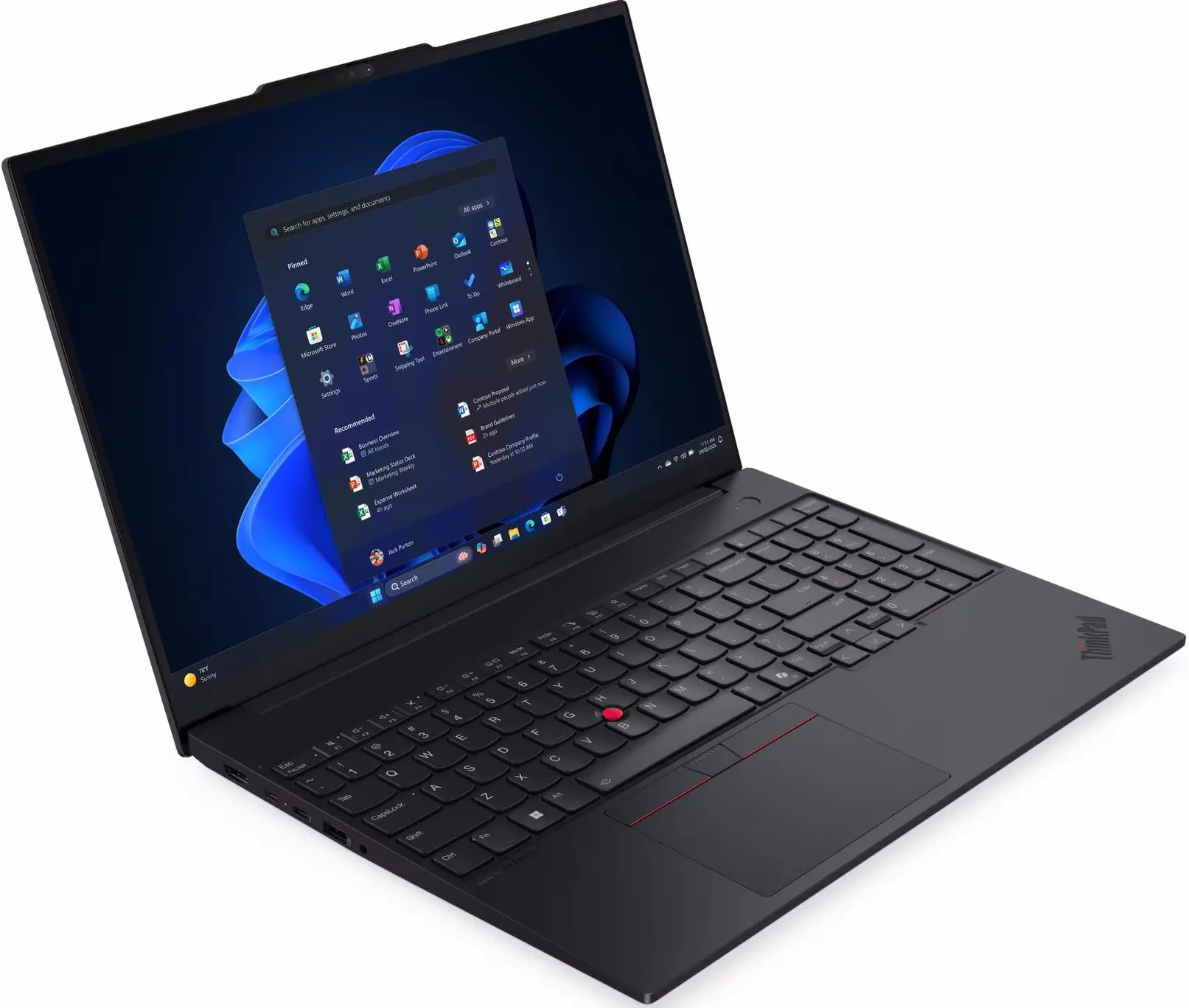 Ноутбук Lenovo ThinkPad E16 Gen 3 I7 255H 32GB/1TB NoOS (Black) - 2