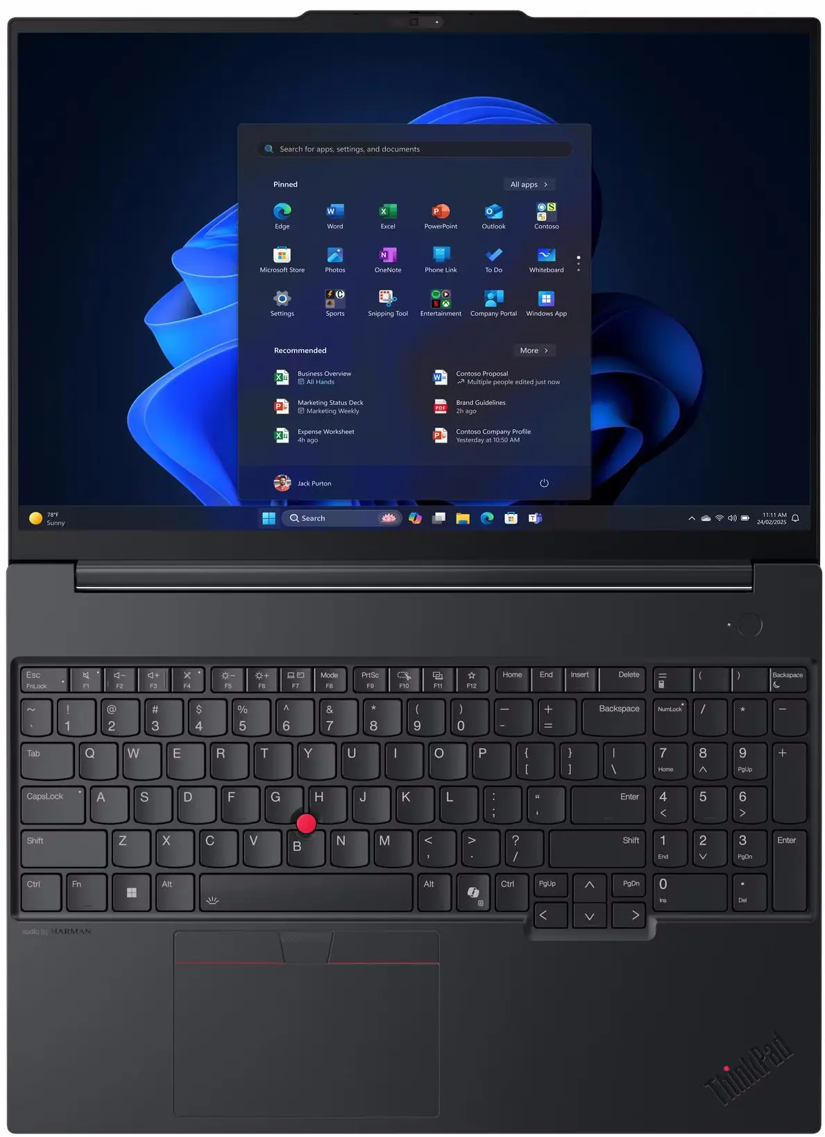 Ноутбук Lenovo ThinkPad E16 Gen 3 I7 255H 32GB/1TB NoOS (Black) - 6