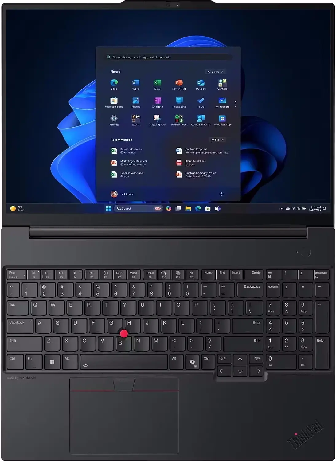 Ноутбук Lenovo ThinkPad E16 Gen 3 I7 258V Series 2 32GB/512GB NoOS (Black) - 5