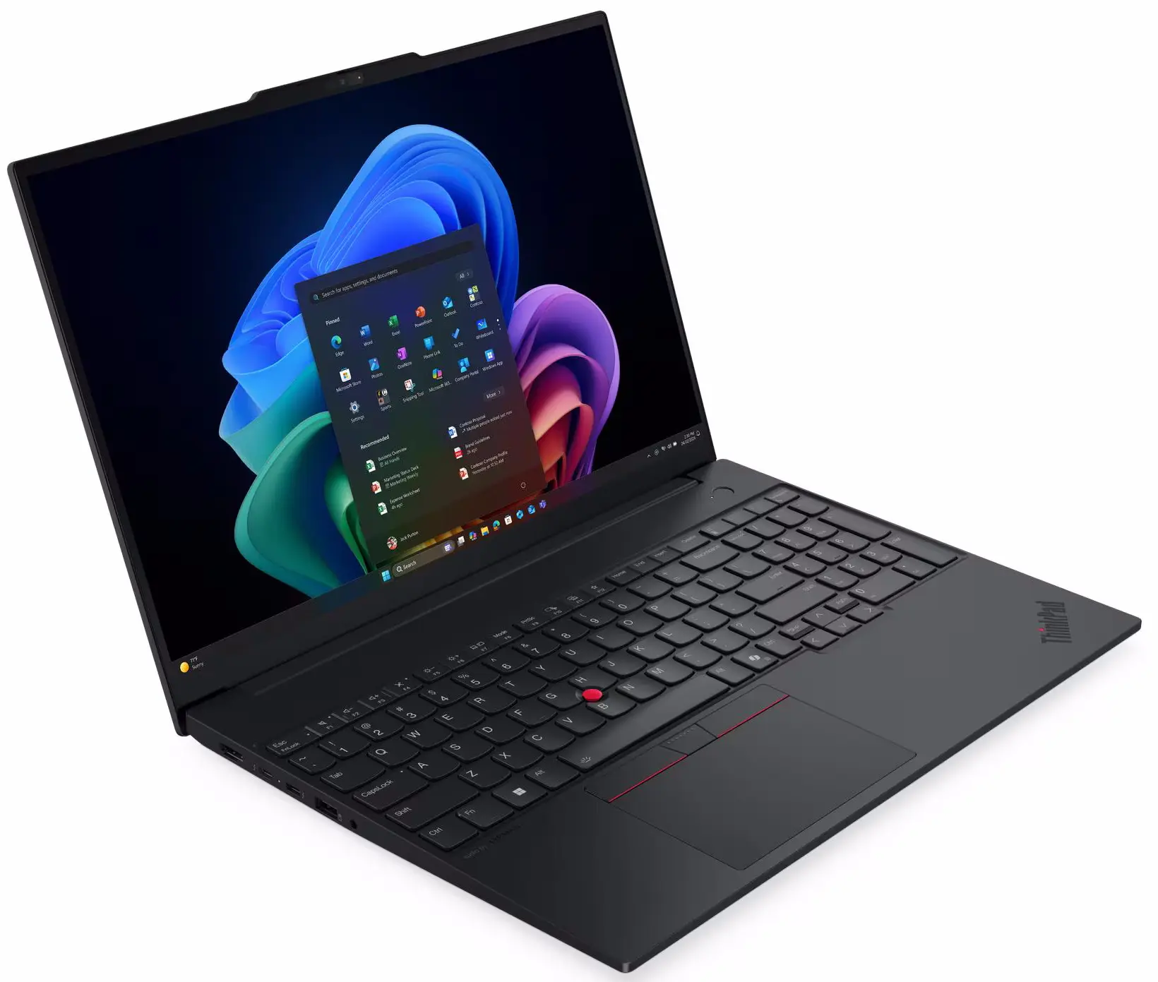 Laptop Lenovo ThinkPad E16 Gen 3 Intel Core Ultra 7 256V 16GB/512GB NoOS (Black) - 3
