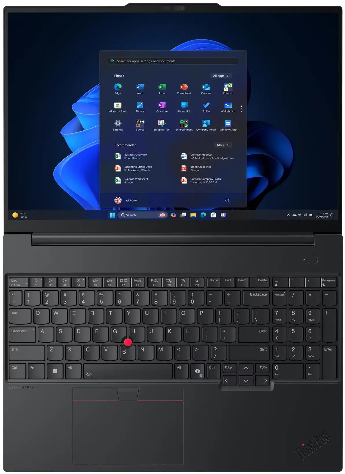 Ноутбук Lenovo ThinkPad E16 Gen 3 Ultra 5 225U 16GB/512GB NoOS (Black) - 2