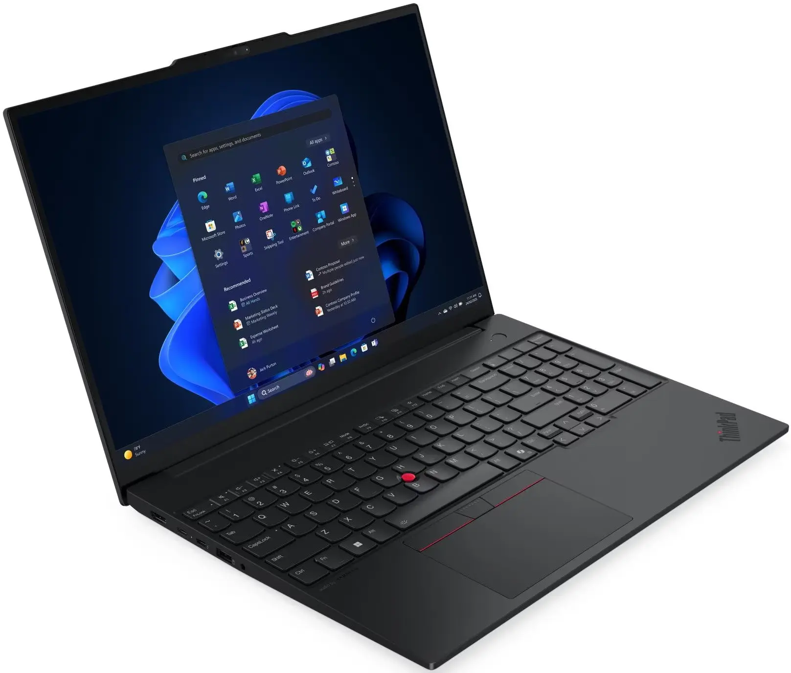 Ноутбук Lenovo ThinkPad E16 Gen 3 Ultra 5 225U 16GB/512GB NoOS (Black) - 3