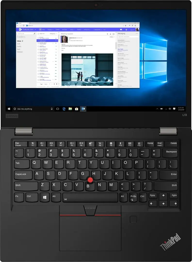 Laptop Lenovo ThinkPad L13 G2 AMD Ryzen 3 5400U 8GB DDR4/256GB SSD W10Pro (Black) - 4