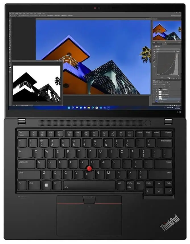 Laptop Lenovo ThinkPad L14 Intel Core i5-1245U 8GB DDR4/512GB SSD (Black)