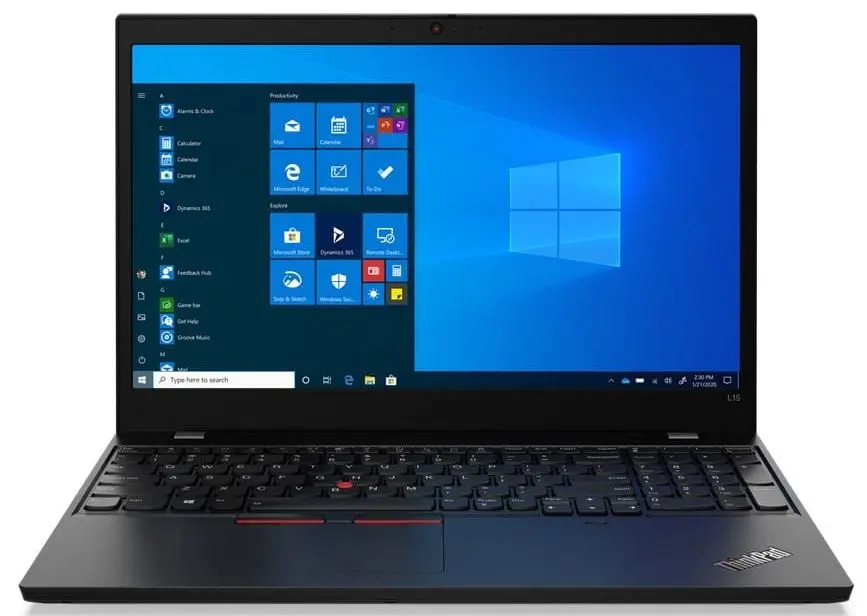 Laptop Lenovo ThinkPad L15 G1 Intel Core i3-10110U 16GB DDR4/512GB SSD (Black)