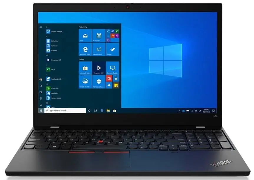 Laptop Lenovo ThinkPad L15 G1 Intel Core i3-10110U 8GB DDR4/256GB SSD (Black)