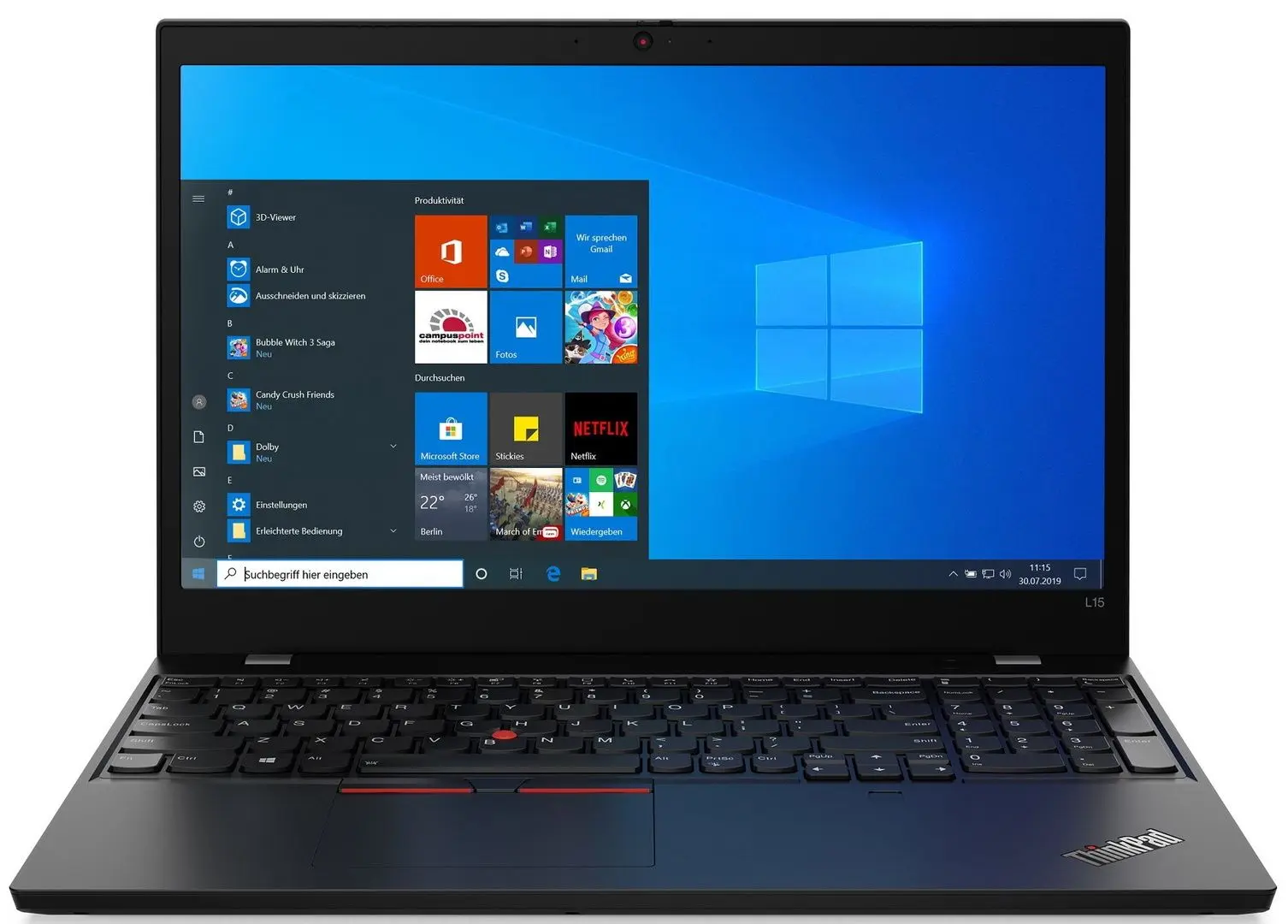 Ноутбук Lenovo ThinkPad L15 Gen 2 Intel Core i5-1135G7 8GB DDR4/512GB SSD W10P (Black)