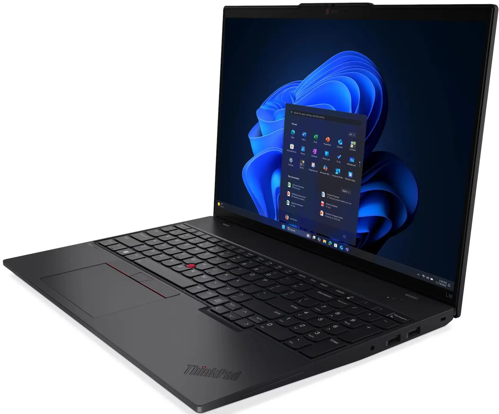 Ноутбук Lenovo ThinkPad L16 Gen 2 Ultra 5 225U 32GB/512GB W11P (Black) - 4