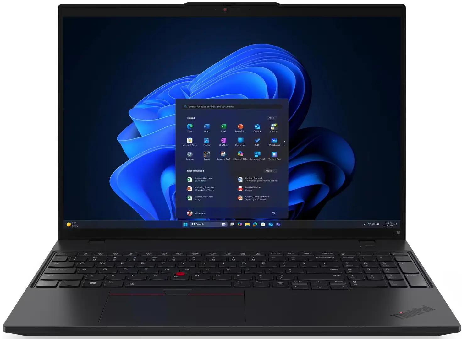 Ноутбук Lenovo ThinkPad L16 Gen 2 Ultra 5 225U 32GB/512GB W11P (Black)