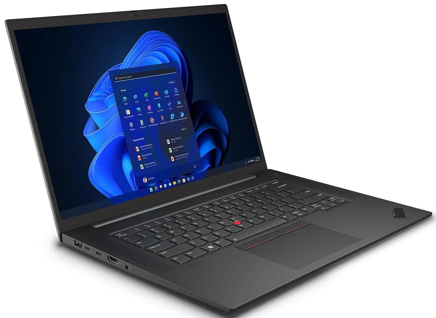 Laptop Lenovo ThinkPad P1 G5 Intel Core i7-12700H 16GB DDR4/512GB SSD W11P (Black)