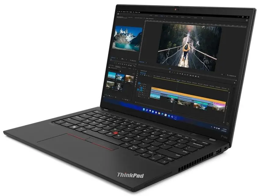Laptop Lenovo ThinkPad P14s Intel Core i7-1260P 16GB DDR4/512GB SSD (Black)