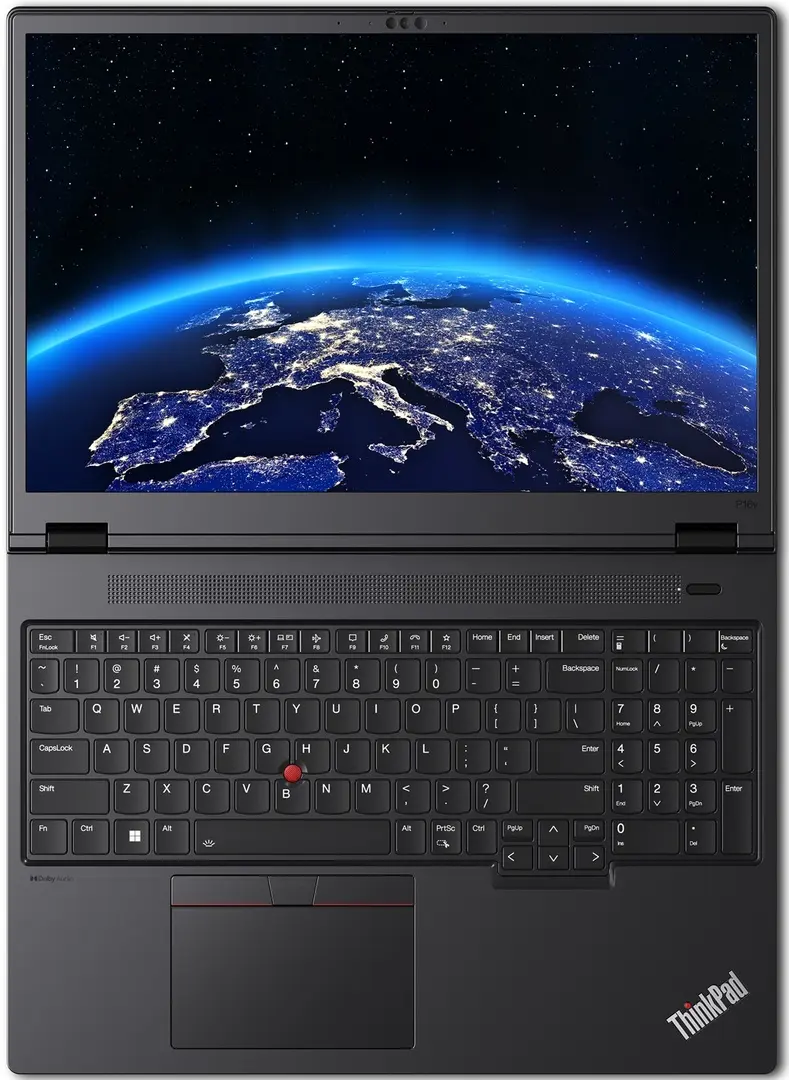 Laptop Lenovo ThinkPad P16v Gen2 Intel Ultra 7 155H 2x16GB DDR5/1TB SSD (Black)