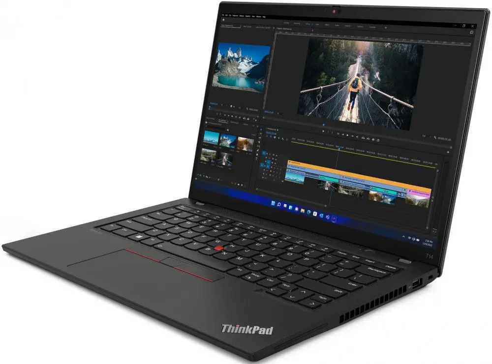 Ноутбук Lenovo ThinkPad T14 G3 Intel Core i5-1240P 16GB DDR4/512GB SSD W11Pro (Thunder Black) - 2