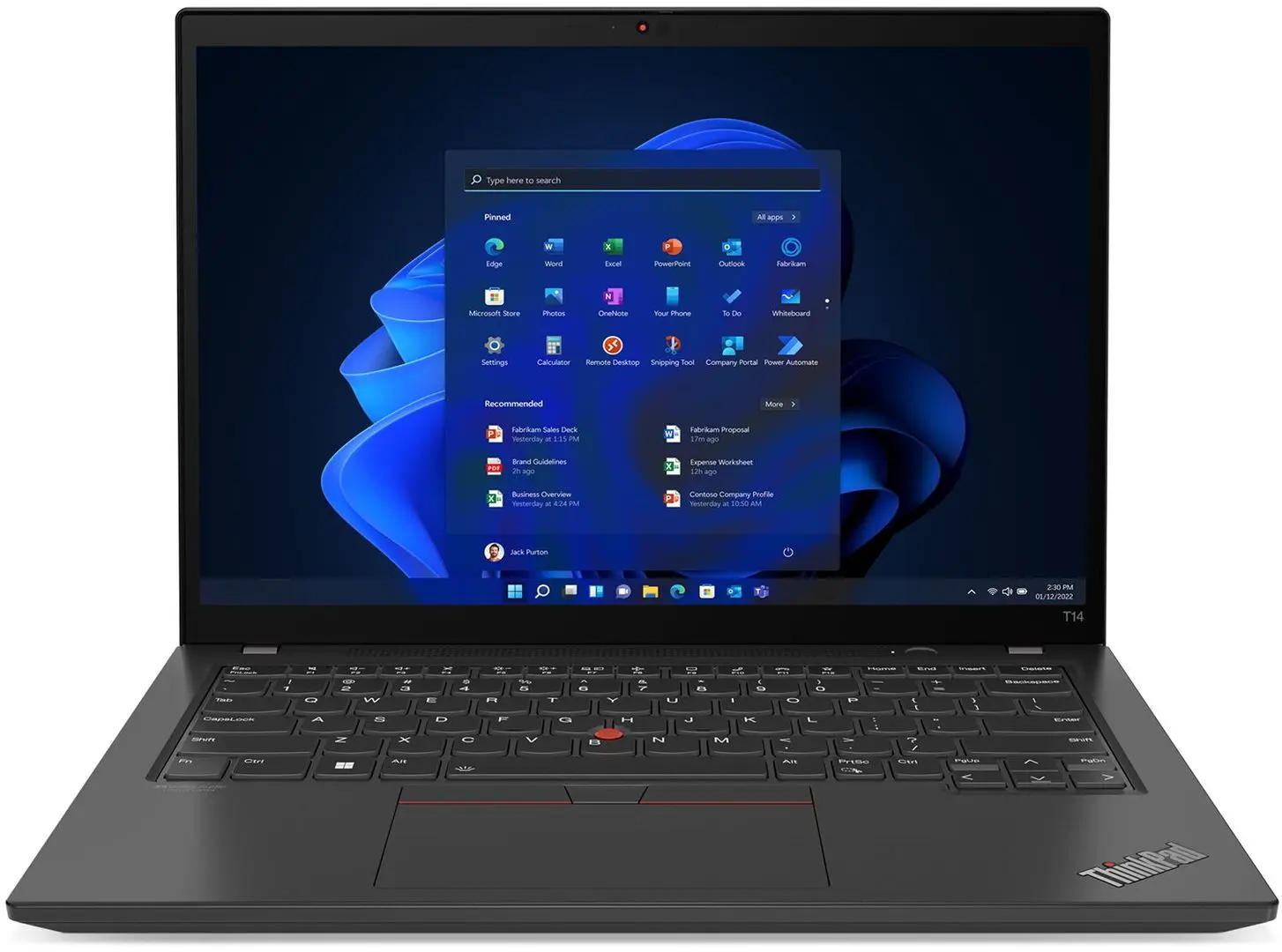 Ноутбук Lenovo ThinkPad T14 G3 Intel Core i7-1265U 16GB DDR4/512GB SSD W11Pro (Black)