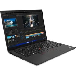 Laptop Lenovo ThinkPad T14 Gen 3 21AH0082RI Intel Core i7-1260P 16GB DDR4/512GB SSD W11Pro (Thunder Black) Thumb