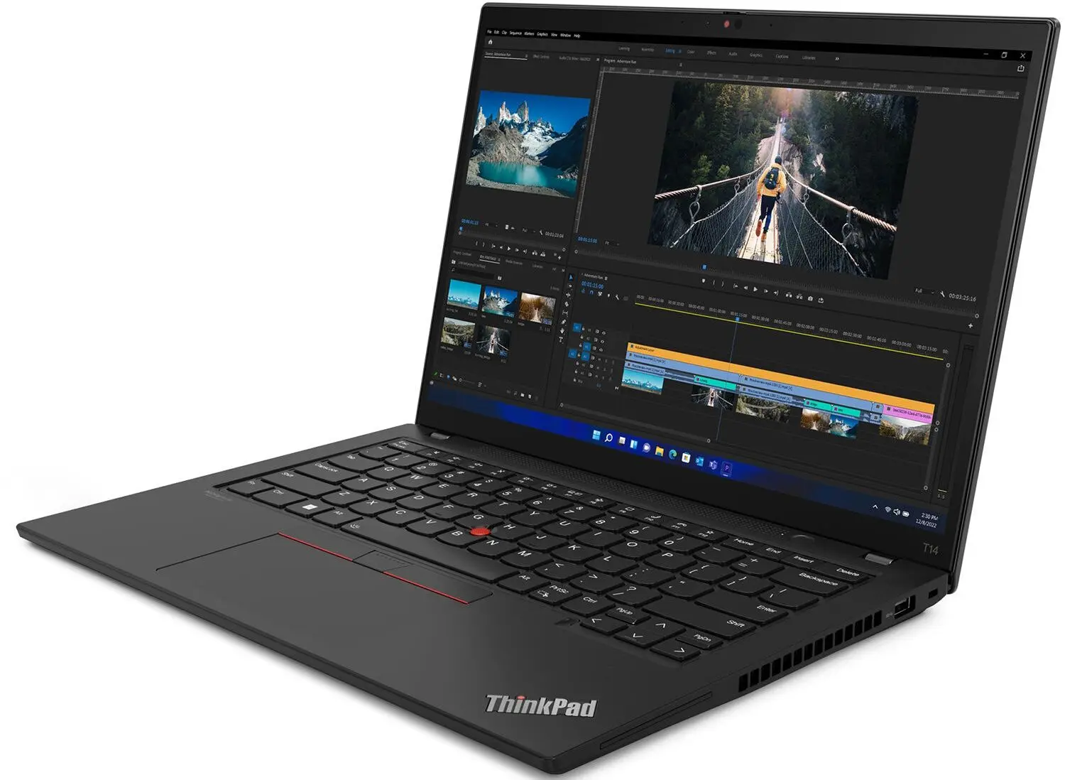 Laptop Lenovo ThinkPad T14 Gen 3 Intel Core i5-1240P 16GB DDR4/512GB SSD (Thunder Black)