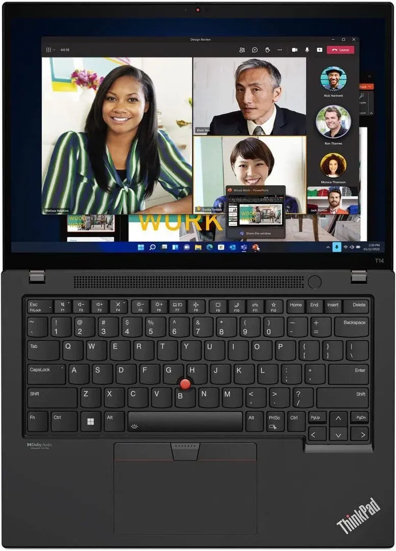Laptop Lenovo ThinkPad T14 Gen 3 Intel Core i7-1260P 32GB DDR4/1TB SSD W11Pro (Thunder Black)