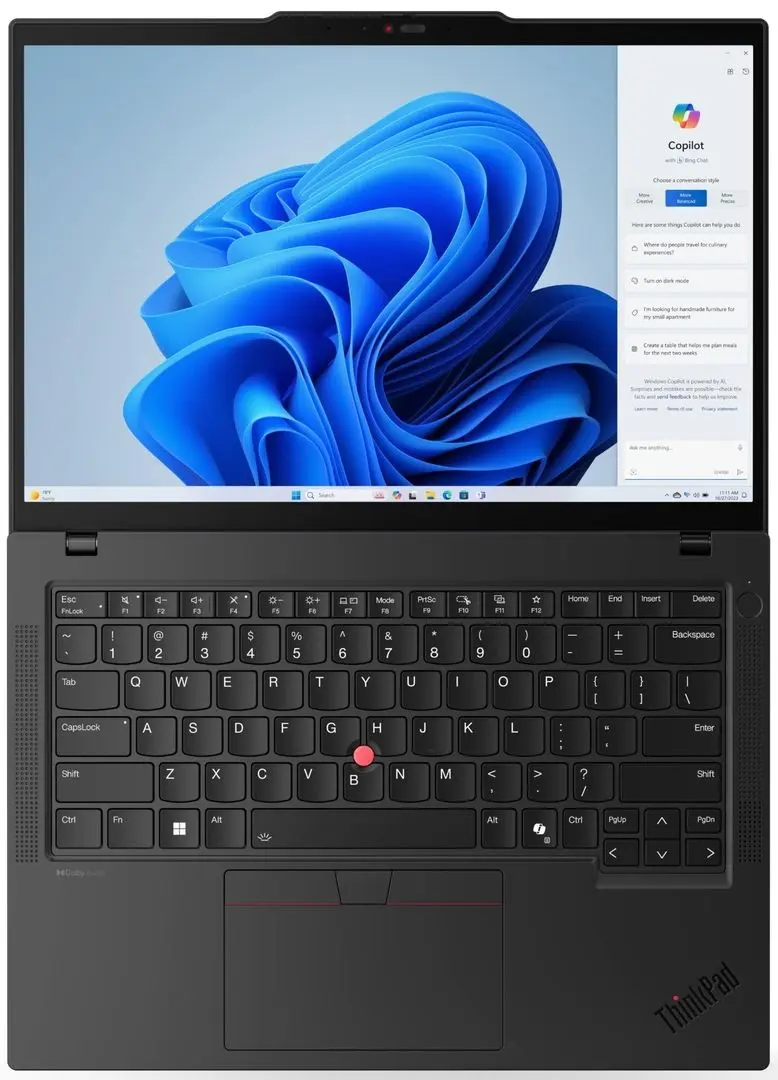 Laptop Lenovo ThinkPad T14 Gen 5 Intel Core Ultra 7 155U 16GB DDR5/512GB SSD (Black)