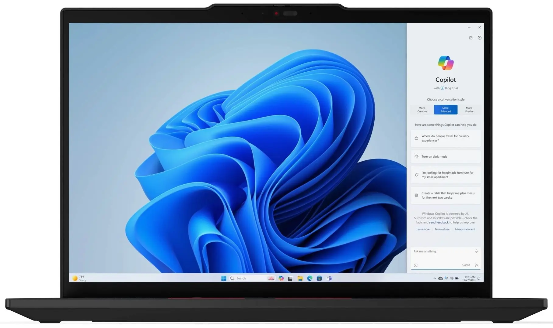 Laptop Lenovo ThinkPad T14 Gen 5 Intel Core Ultra 7 155U 32GB DDR5/1TB SSD (Black)