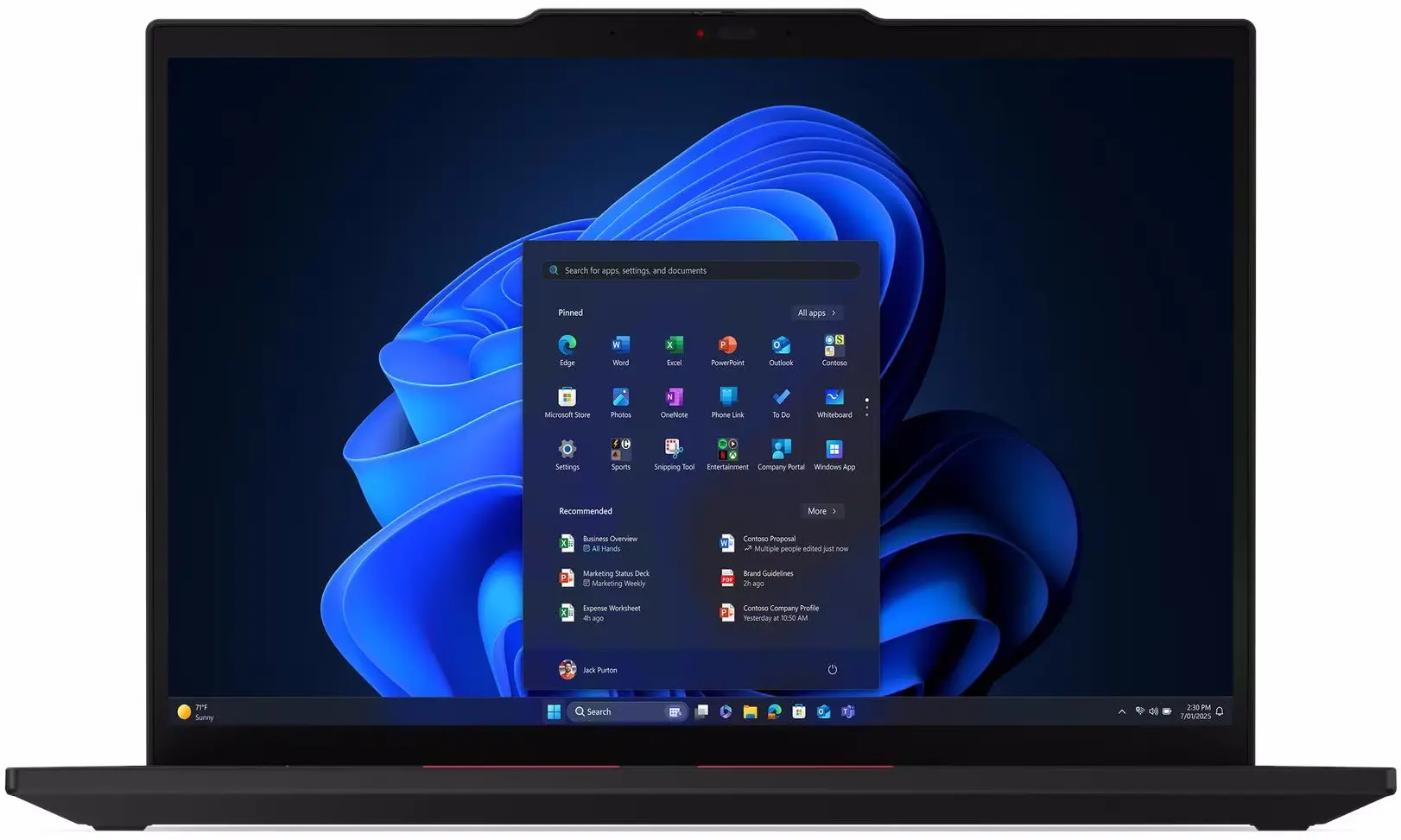 Laptop Lenovo ThinkPad T14 Gen 6 Core Ultra 7 265H 64GB/1TB W11Pro (Black)