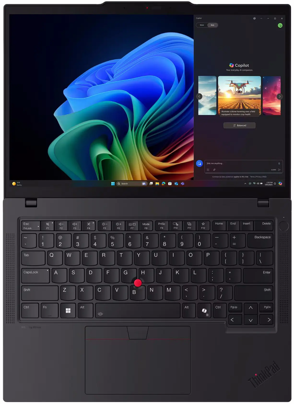 Ноутбук Lenovo ThinkPad T14 Gen 6 Intel Core Ultra 7 258V 32GB/1TB Win11Pro (Black) - 8