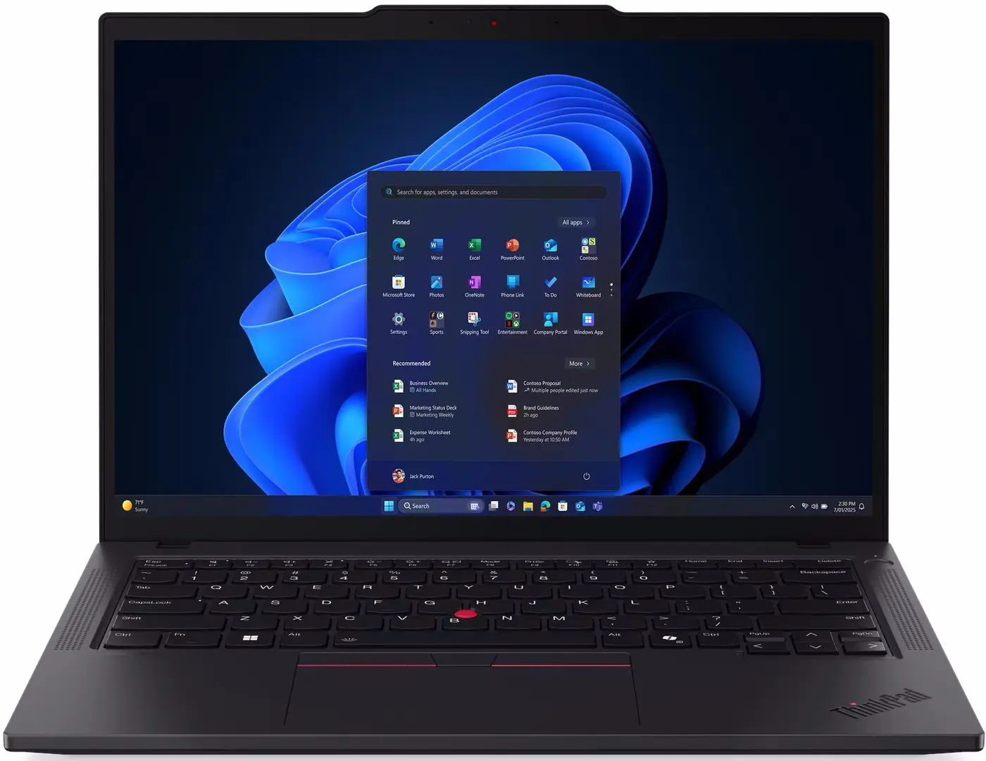 Laptop Lenovo ThinkPad T14 Gen 6 Ultra 7 255U 32GB/1TB W11P (Black)