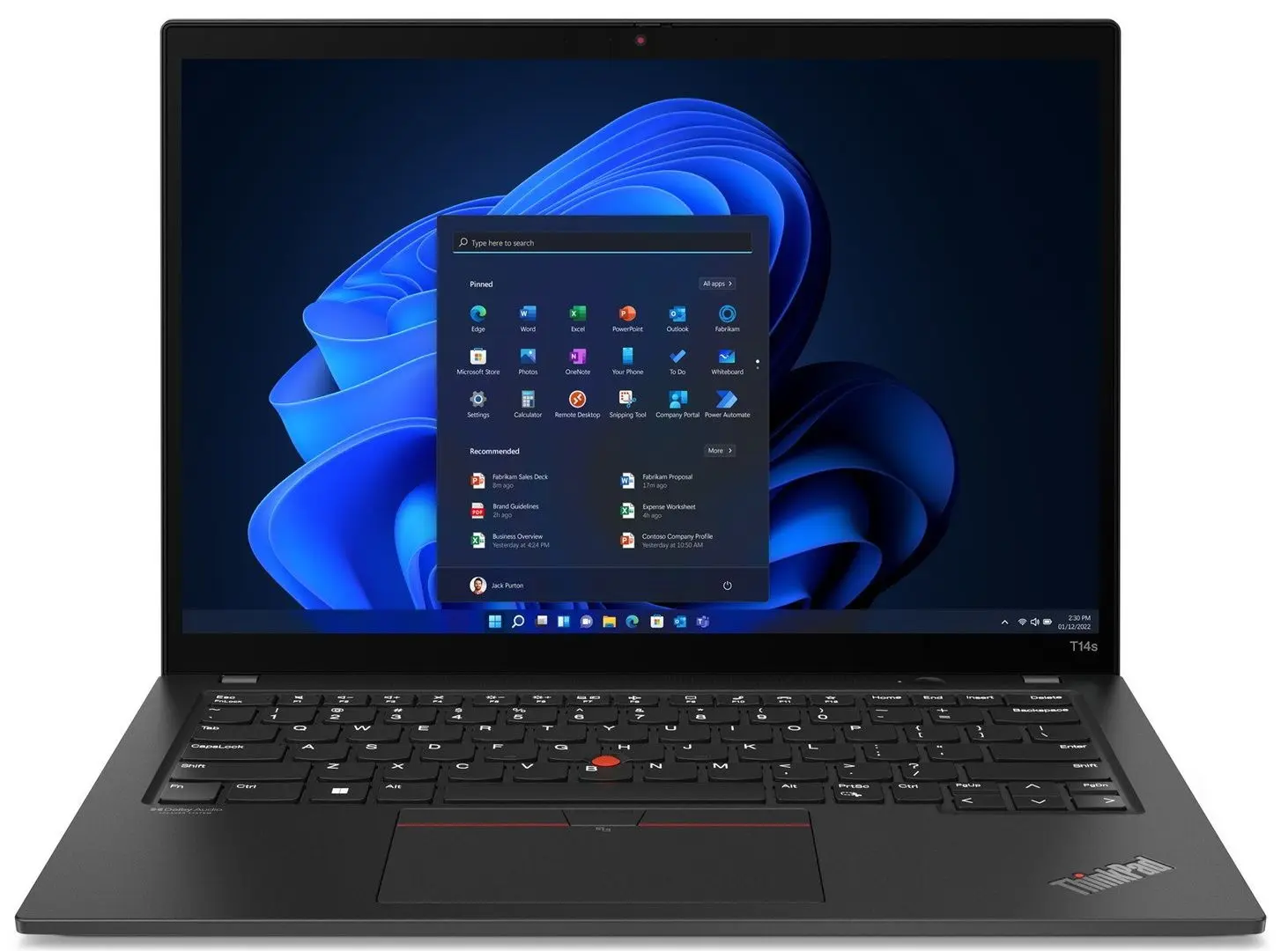 Ноутбук Lenovo ThinkPad T14s Gen 3 Intel Core i7 1260P 16GB DDR5/512GB SSD (Black)