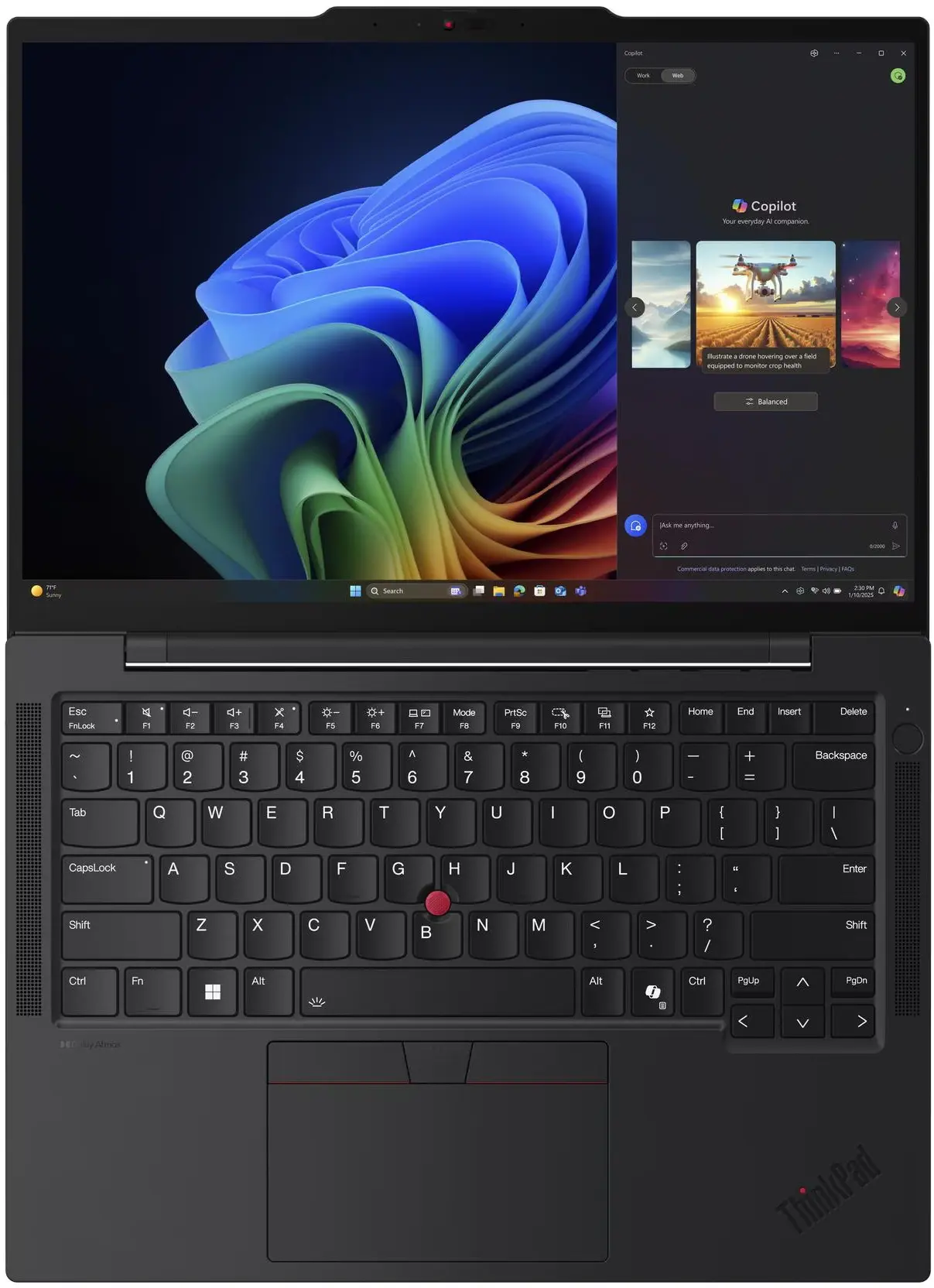 Ноутбук Lenovo ThinkPad T14s Gen 6 Ultra 7 258V 32GB/1TB W11P (Black) - 5