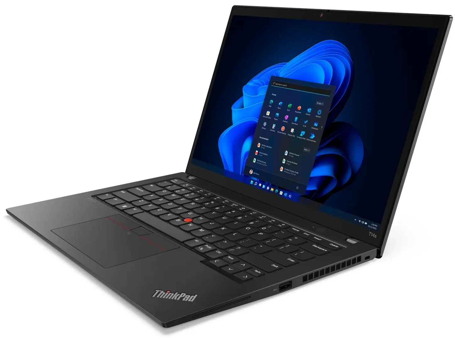 Ноутбук Lenovo ThinkPad T14s Gen3 21BR002WRT Intel Core i5-1235U 8GB DDR5/256 GB SSD (Black)