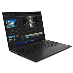 Laptop Lenovo ThinkPad T16 Gen 1 21BV006MRI Intel Core i7-1260P 16GB DDR4/512GB SSD W11Pro (Thunder Black) Thumb