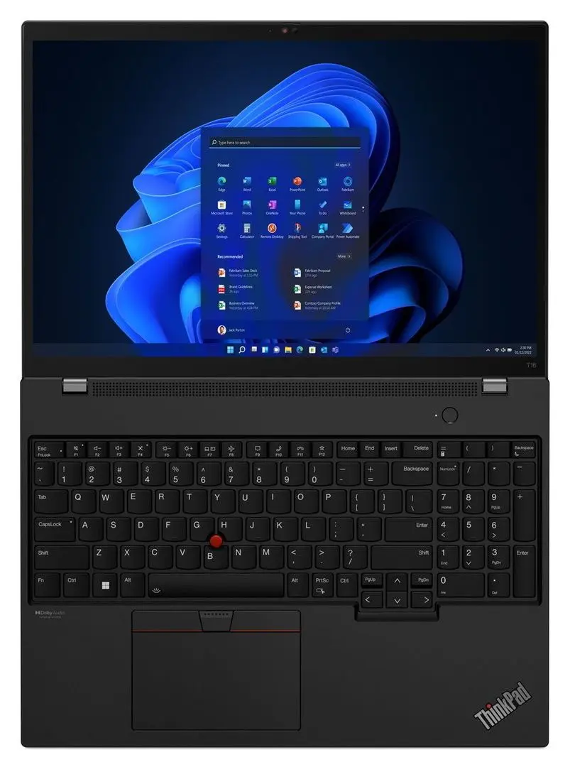 Laptop Lenovo ThinkPad T16 Gen 1 21BV0078RI Intel Core i7-1260P 16GB DDR4/512GB SSD W11Pro (Thunder Black)