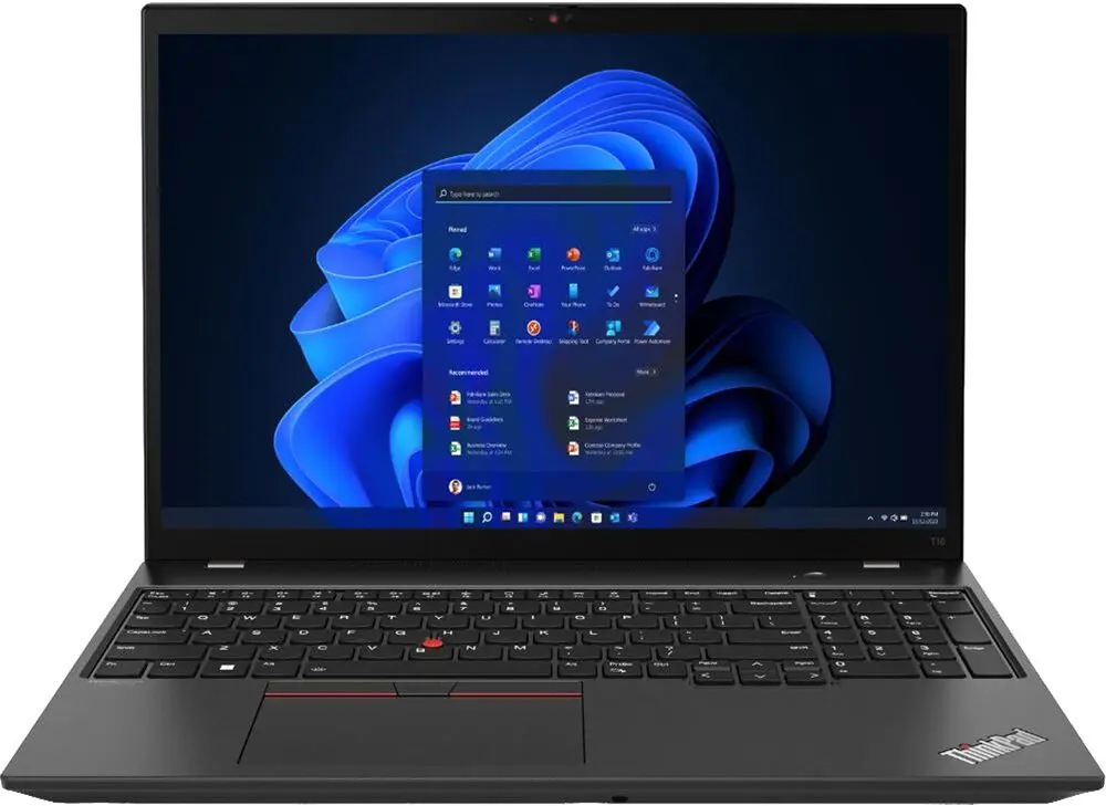 Laptop Lenovo ThinkPad T16 Gen 1 21CH005QRT AMD Ryzen 7 Pro 6850U 16GB DDR5/1TB SSD (Black)