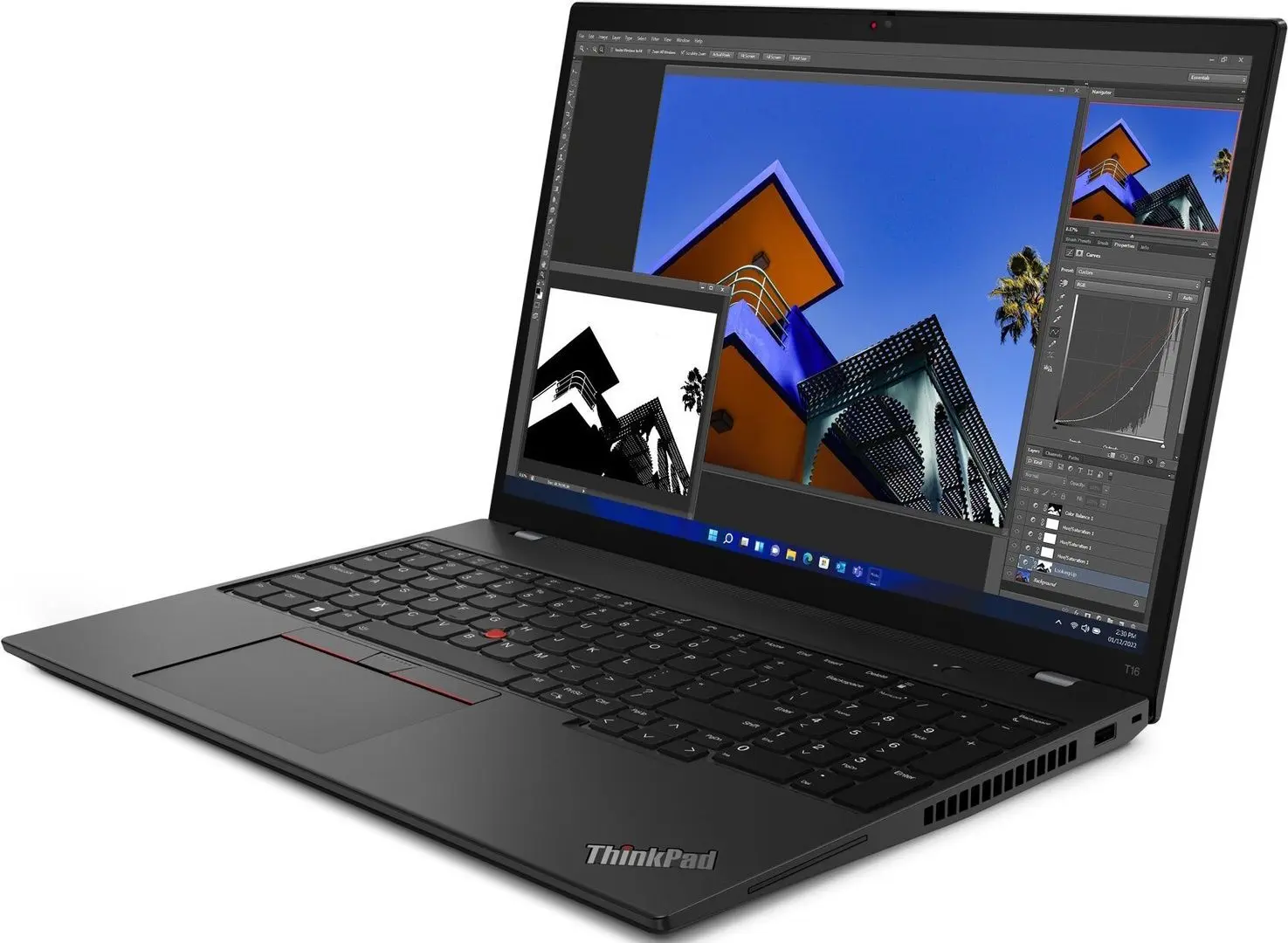 Ноутбук Lenovo ThinkPad T16 Gen 1 Intel Core i7-1260P 16GB DDR4/512GB SSD W11P (Thunder Black)