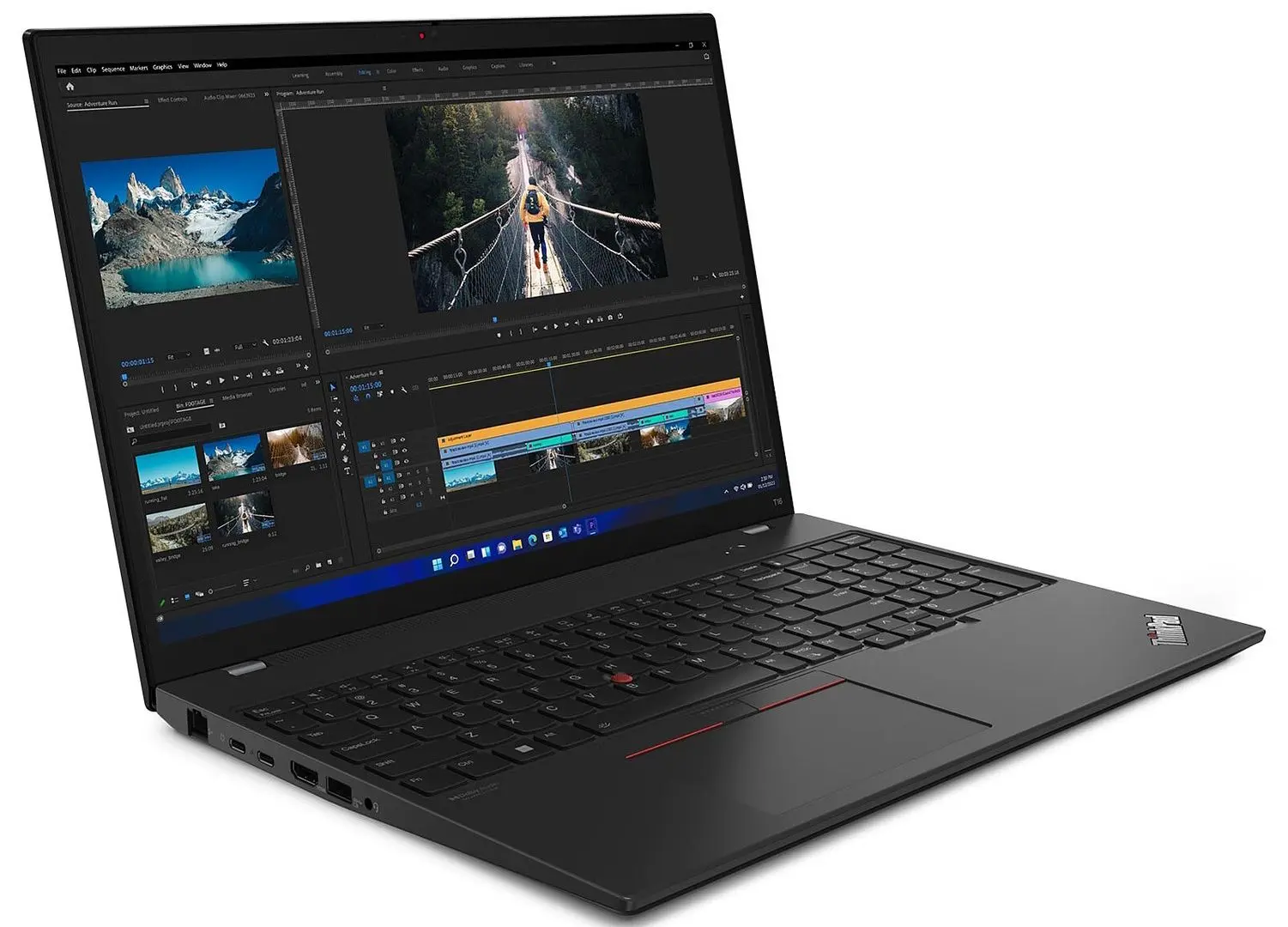 Ноутбук Lenovo ThinkPad T16 Gen 2 Intel Core i7-1355U 32GB DDR5/1TB SSD W11P (Thunder Black) - 2