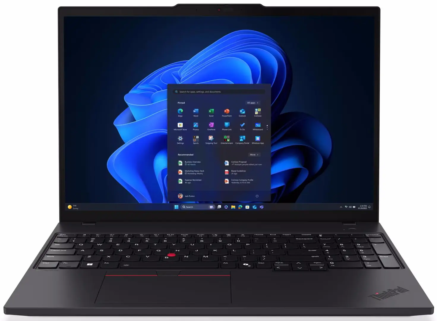 Ноутбук Lenovo ThinkPad T16 Gen 4 Intel Core Ultra 7 255U 64GB/1TB Win11Pro (Black)