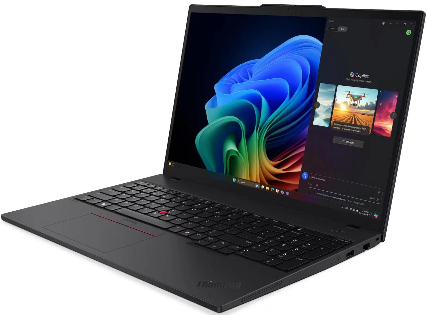 Laptop Lenovo ThinkPad T16 Gen 4 Ryzen AI 7 Pro 350 32GB/512GB NoOS (Black)