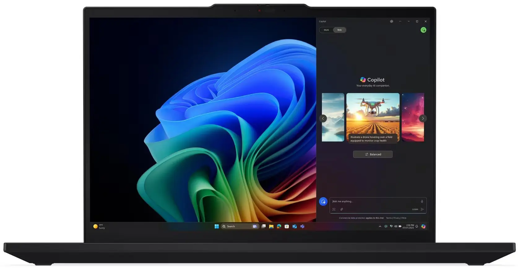 Laptop Lenovo ThinkPad T16 Gen 4 Ryzen AI 7 Pro 350 32GB/512GB NoOS (Black)