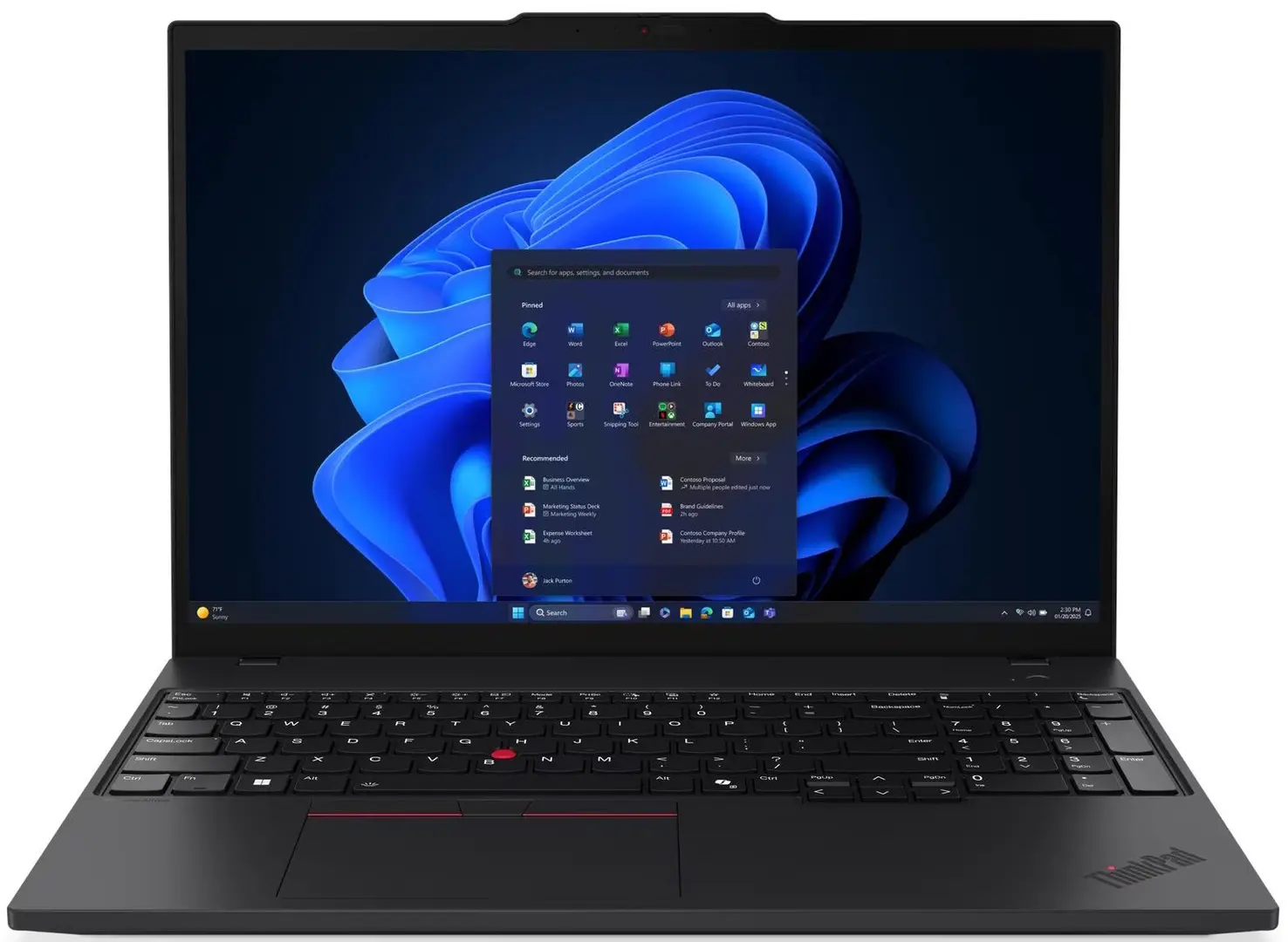 Ноутбук Lenovo ThinkPad T16 Gen 4 Ultra 7 255U 32GB/1TB NoOS (Black) - 2