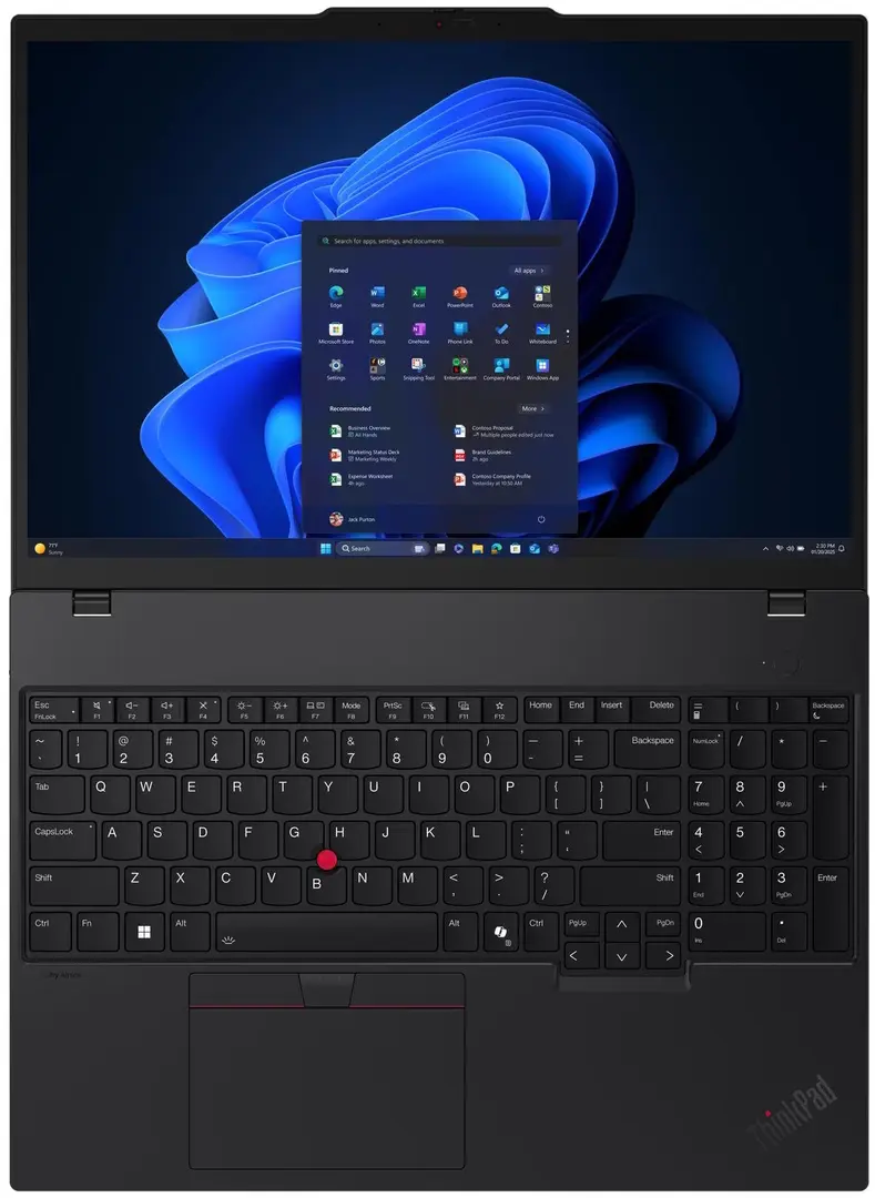 Ноутбук Lenovo ThinkPad T16 Gen 4 Ultra 7 255U 32GB/1TB NoOS (Black) - 3