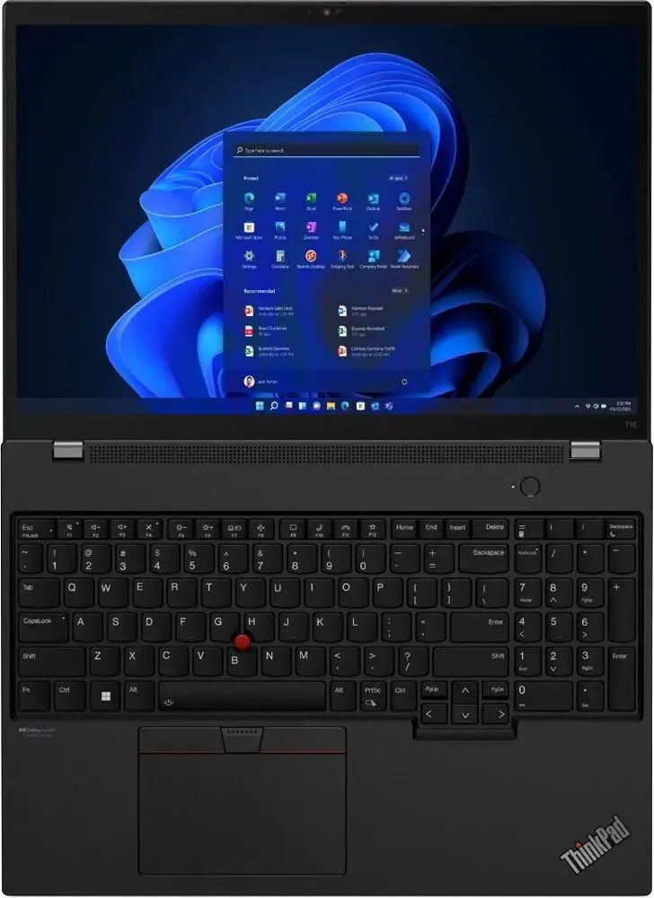 Laptop Lenovo ThinkPad T16 Gen1 21BV009FRT Intel Core i7-1255U 16GB DDR4/512GB SSD (Black)