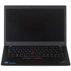 Laptop Lenovo ThinkPad T470S Intel Core i5-7200U 8GB DDR4/256GB SSD W10Pro (Black)