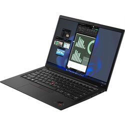 Laptop Lenovo ThinkPad X1 Carbon Gen 10 21CB001GRI Intel Core i7 1260P 16GB DDR5/51GB SSD (Black) Thumb