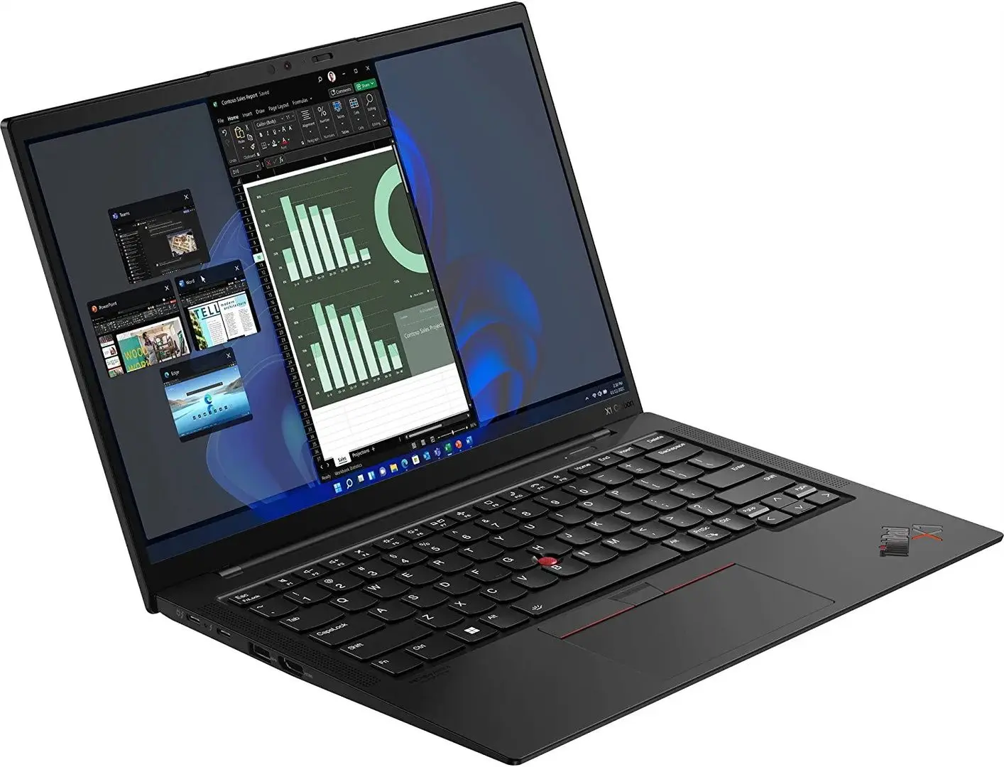 Ноутбук Lenovo ThinkPad X1 Carbon Gen 10 21CB005YRI Intel Core i7 1255U 16GB DDR5/1TB SSD (Black) - 3